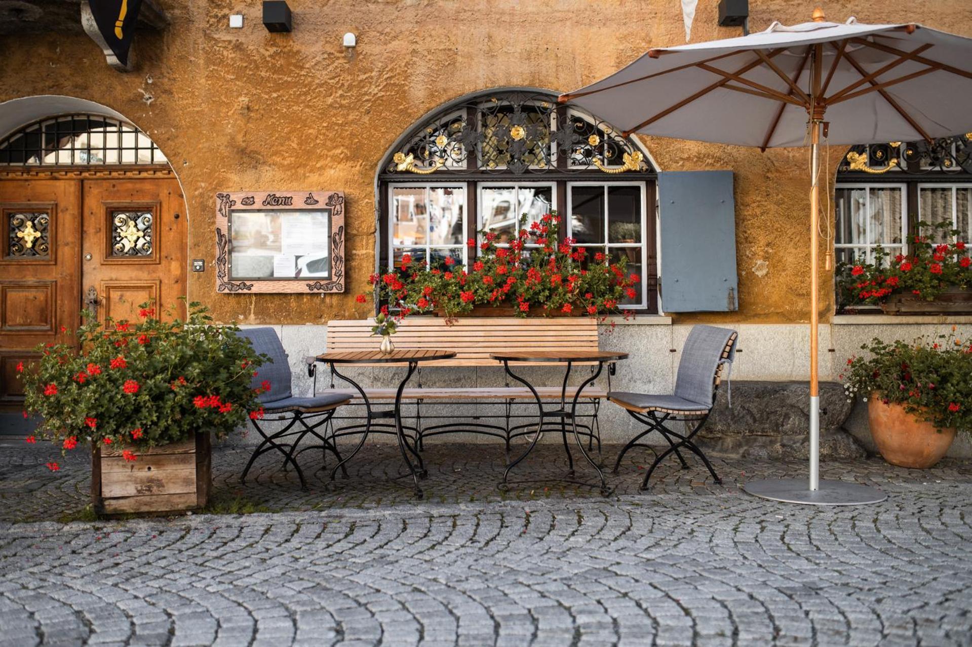 Historic Hotel Crusch Alva Zuoz Kültér fotó