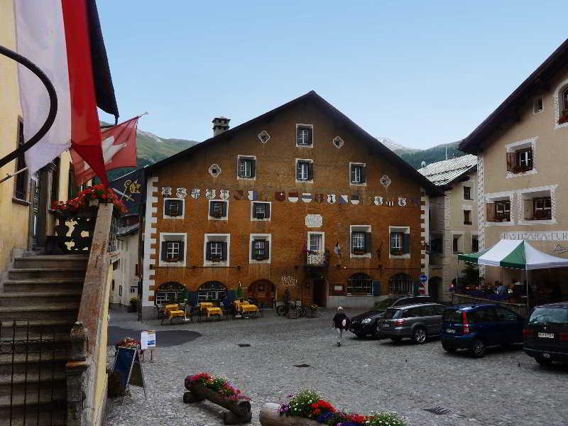 Historic Hotel Crusch Alva Zuoz Kültér fotó