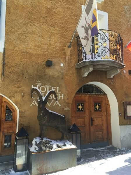 Historic Hotel Crusch Alva Zuoz Kültér fotó